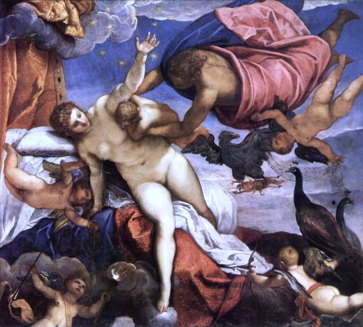 Tintoretto: "El origen de la Vía Láctea". Circa 1575.