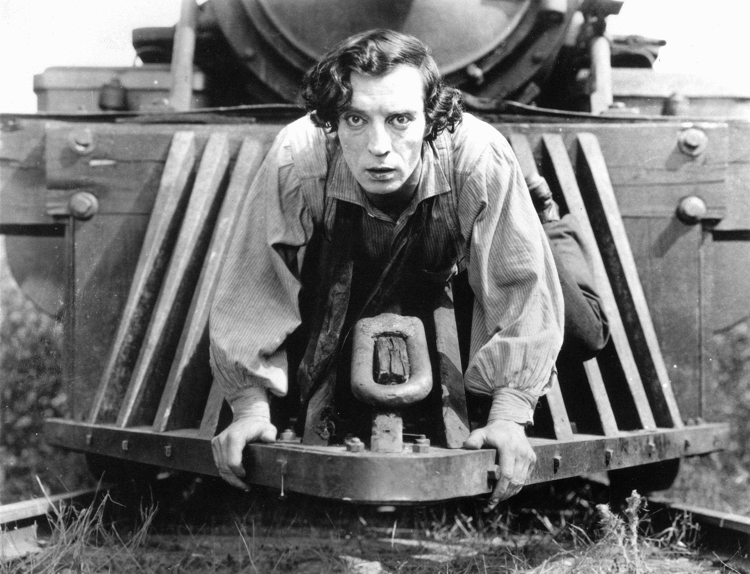 Buster Keaton en "El maquinista de La General"